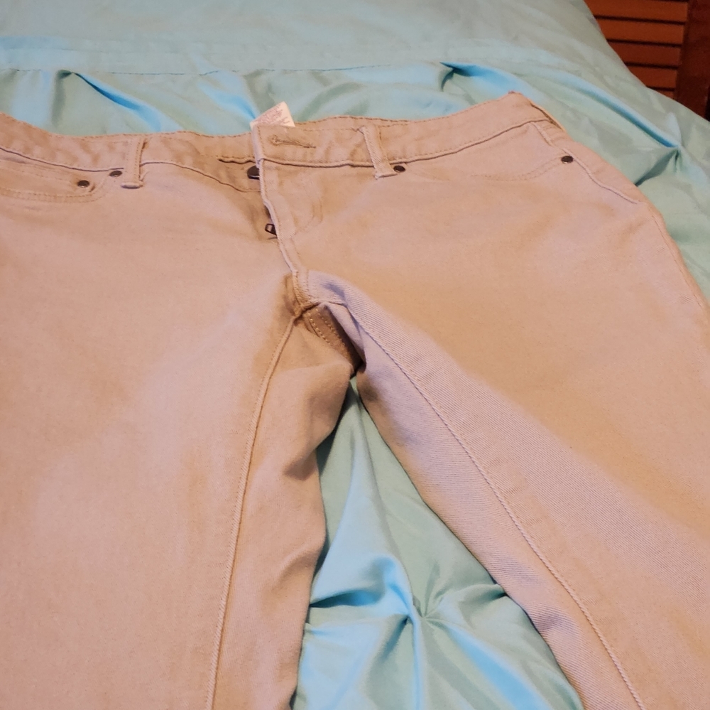 Straight leg khaki pants
